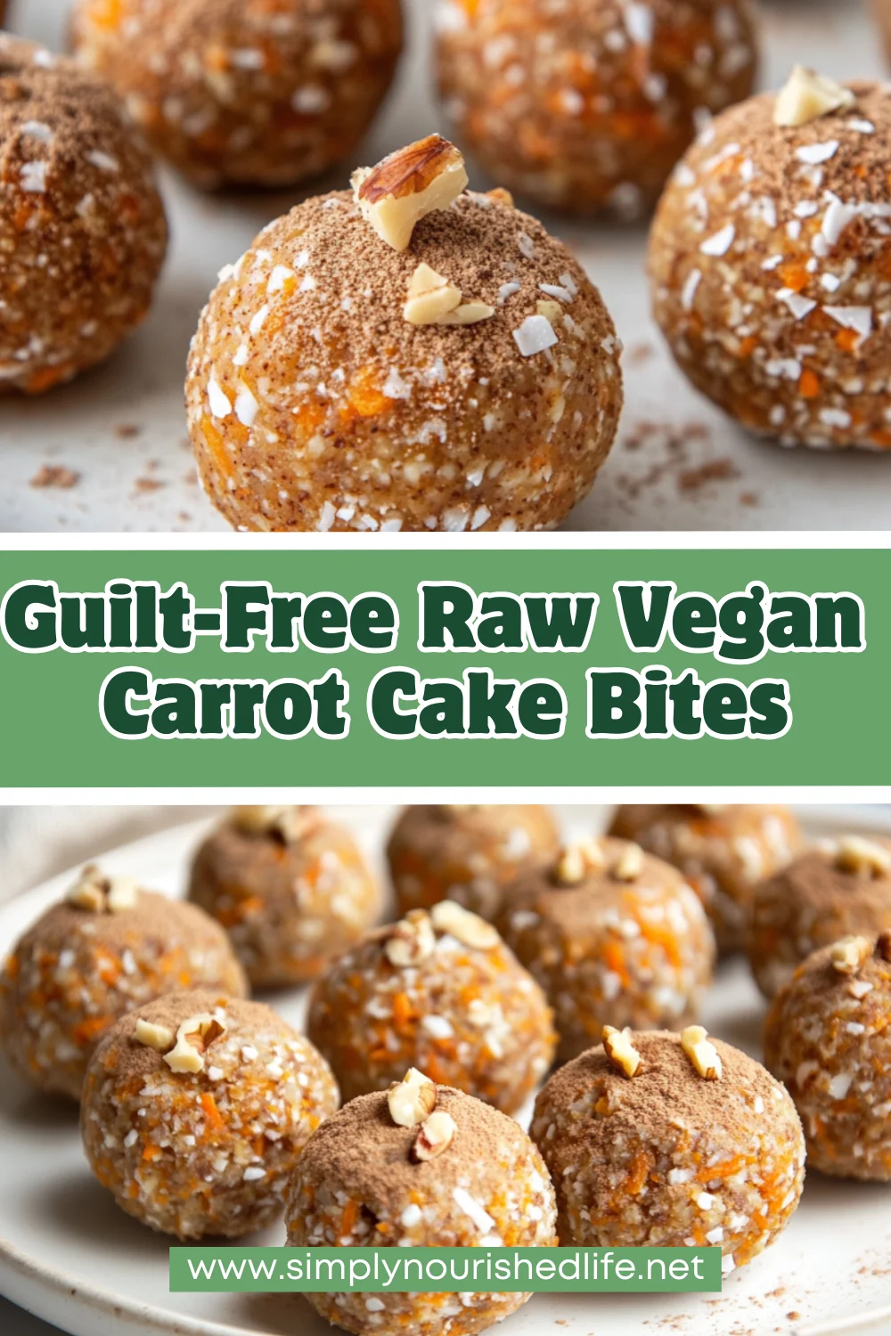 Raw Vegan Carrot Cake Bites: Easy, Healthy &Amp; Delicious Treats 1 Raw Vegan Carrot Cake Bites