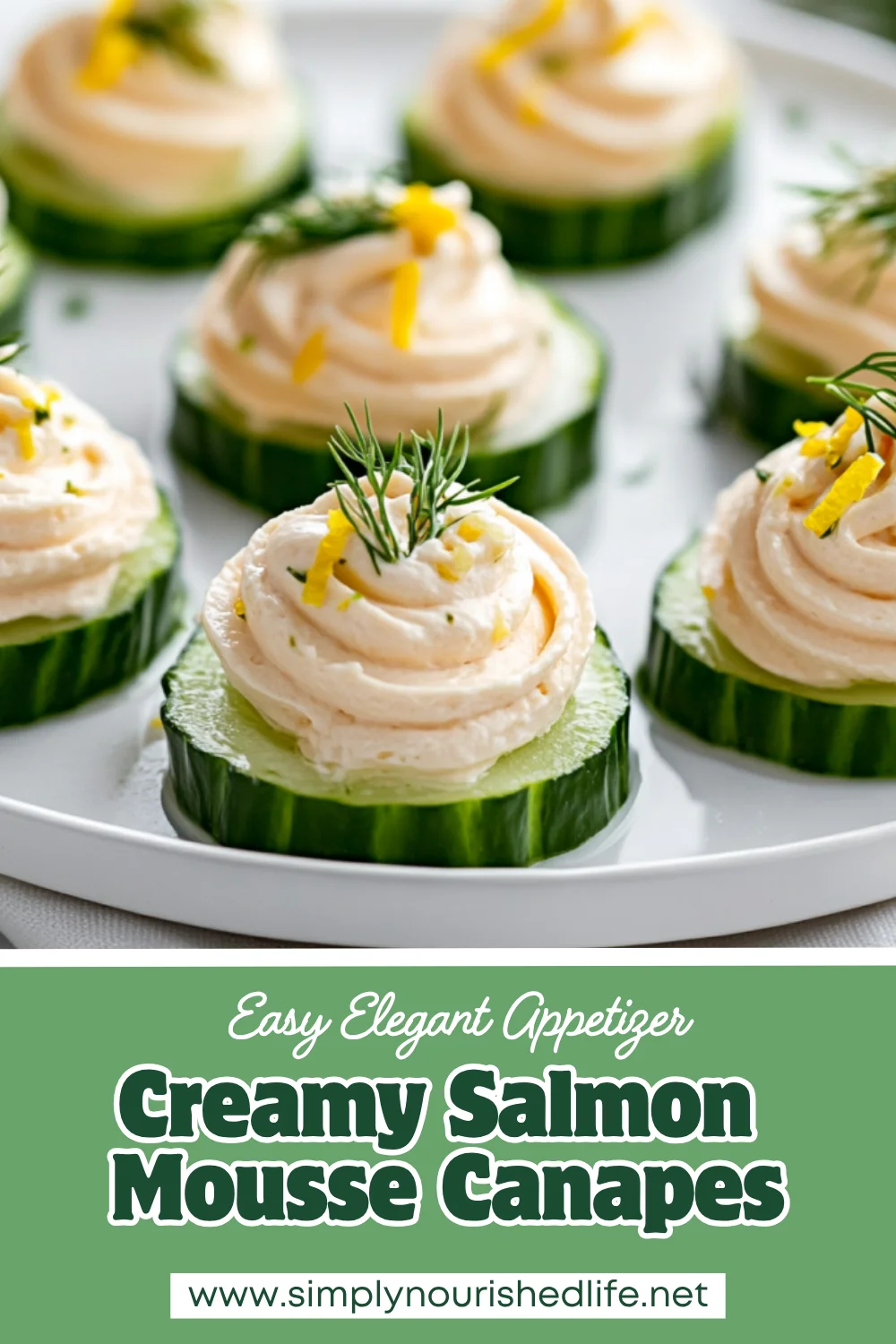 Salmon Mousse Canapes