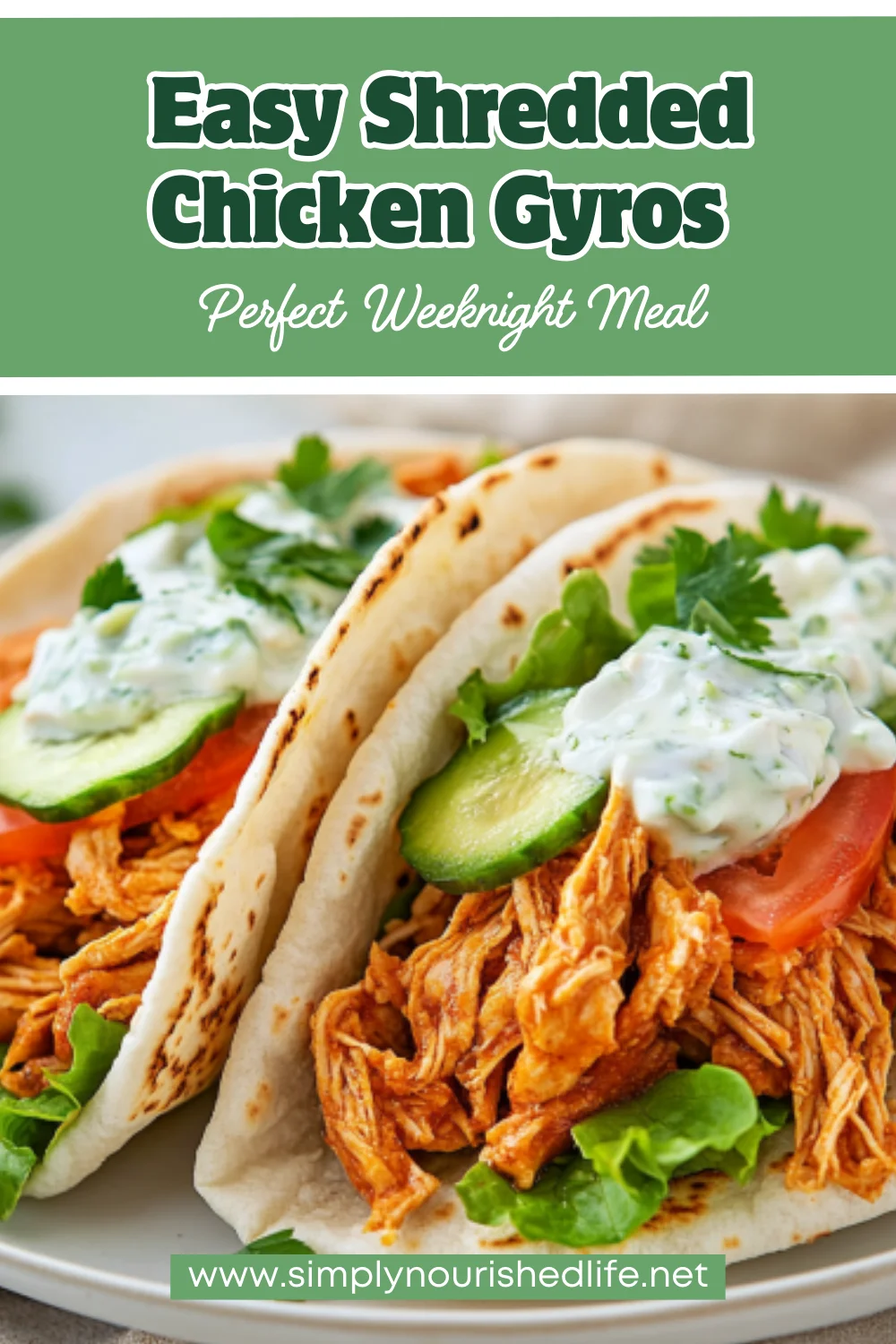 Shredded Chicken Gyros: Easy, Healthy, And Delicious 1 Shredded Chicken Gyros