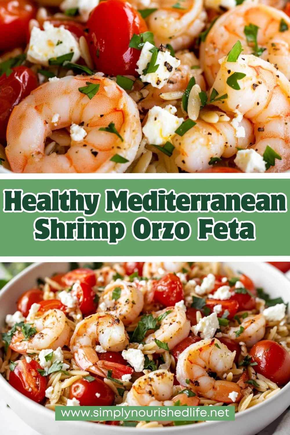 Shrimp Orzo Feta