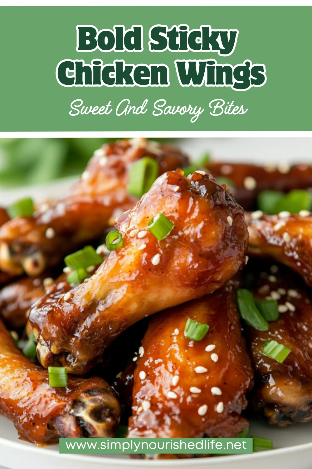 Sticky Chicken Wings Recipe: Perfectly Sweet And Savory 1 Sticky Chicken Wings