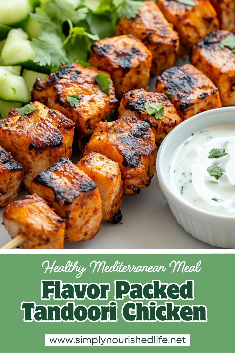 Tandoori Chicken With Cucumber Salad Recipe: Healthy &Amp; Flavorful 1 Tandoori Chicken With Cucumber Salad
