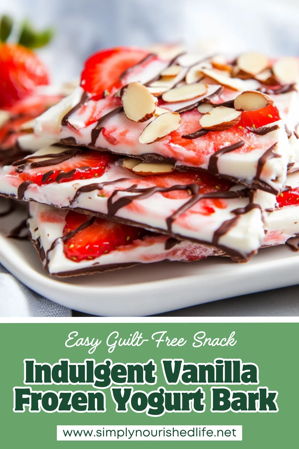 Vanilla Frozen Yogurt Bark: A Healthy, Easy Frozen Dessert 1 Vanilla Frozen Yogurt Bark
