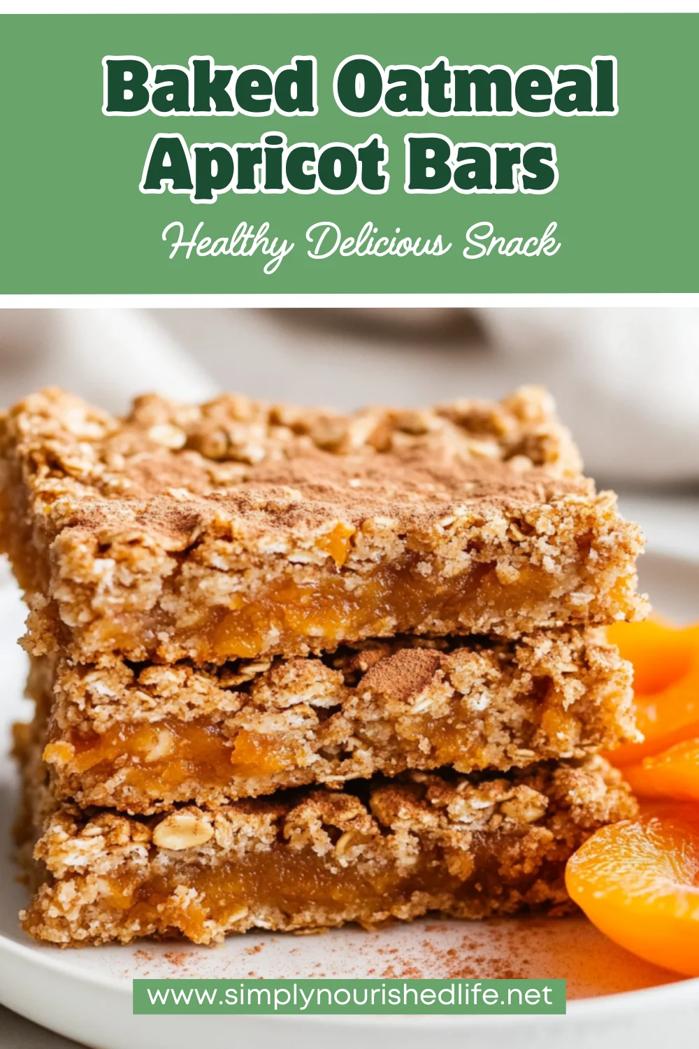 Baked Oatmeal Apricot Bars: Healthy, Easy &Amp; Delicious Snack 1 Baked Oatmeal Apricot Bars