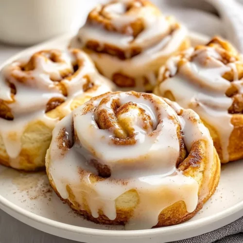 The Best Banana Bread Cinnamon Rolls Recipe For A Nutritious Treat 2 Fluffy Banana Bread Cinnamon Rolls Drizzled With Cream Cheese Icing On A White Plate, Sprinkled With Cinnamon