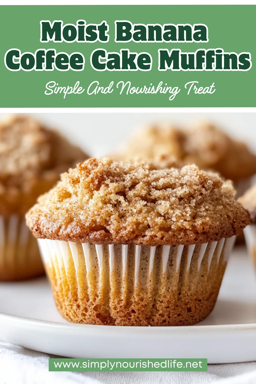 Banana Coffee Cake Muffins With Crumble Topping | Healthy &Amp; Delicious 1 Banana Coffee Cake Muffins