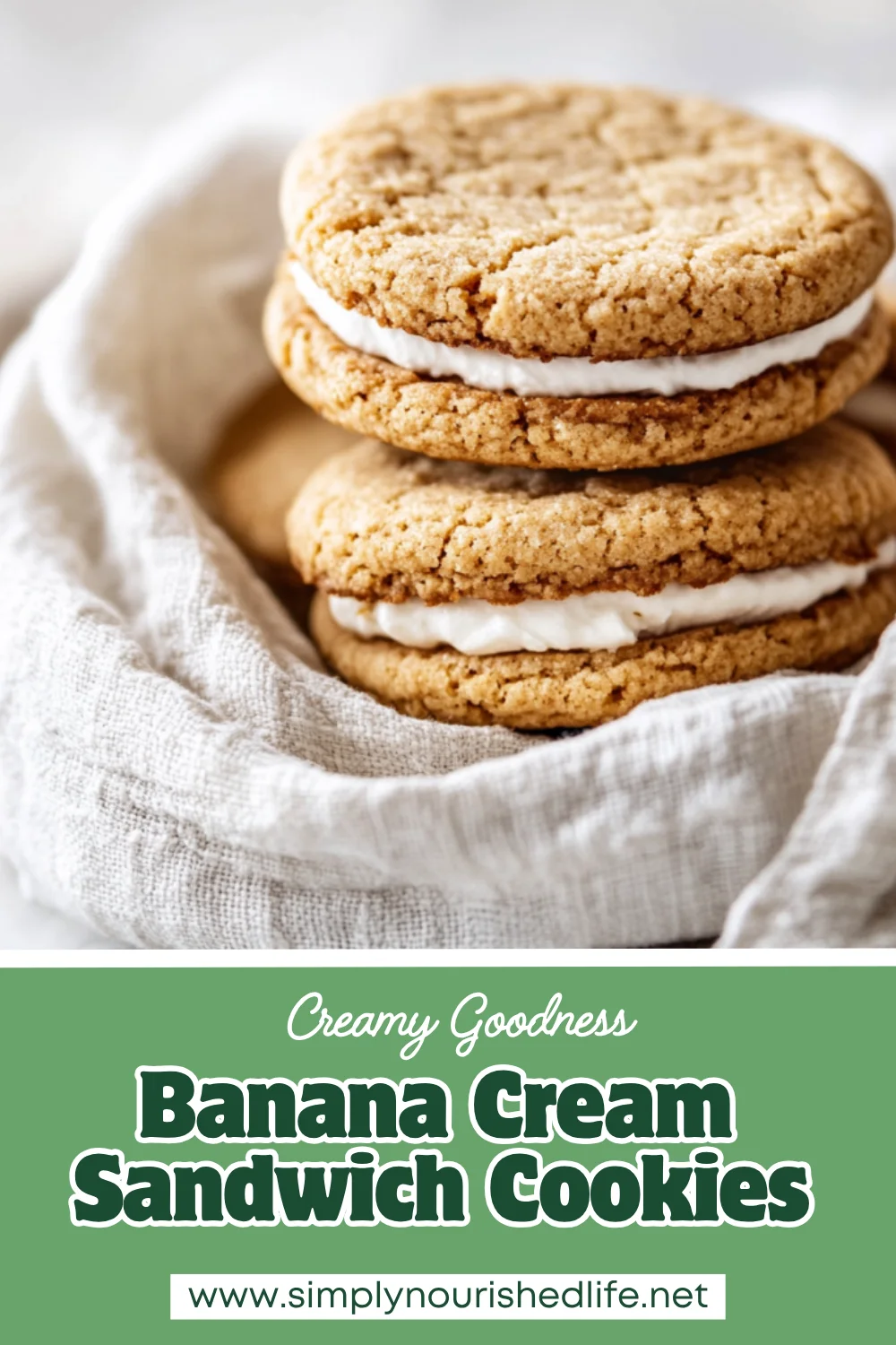 Healthy Banana Cream Sandwich Cookies Recipe For Guilt-Free Indulgence 1 Banana Cream Sandwich Cookies