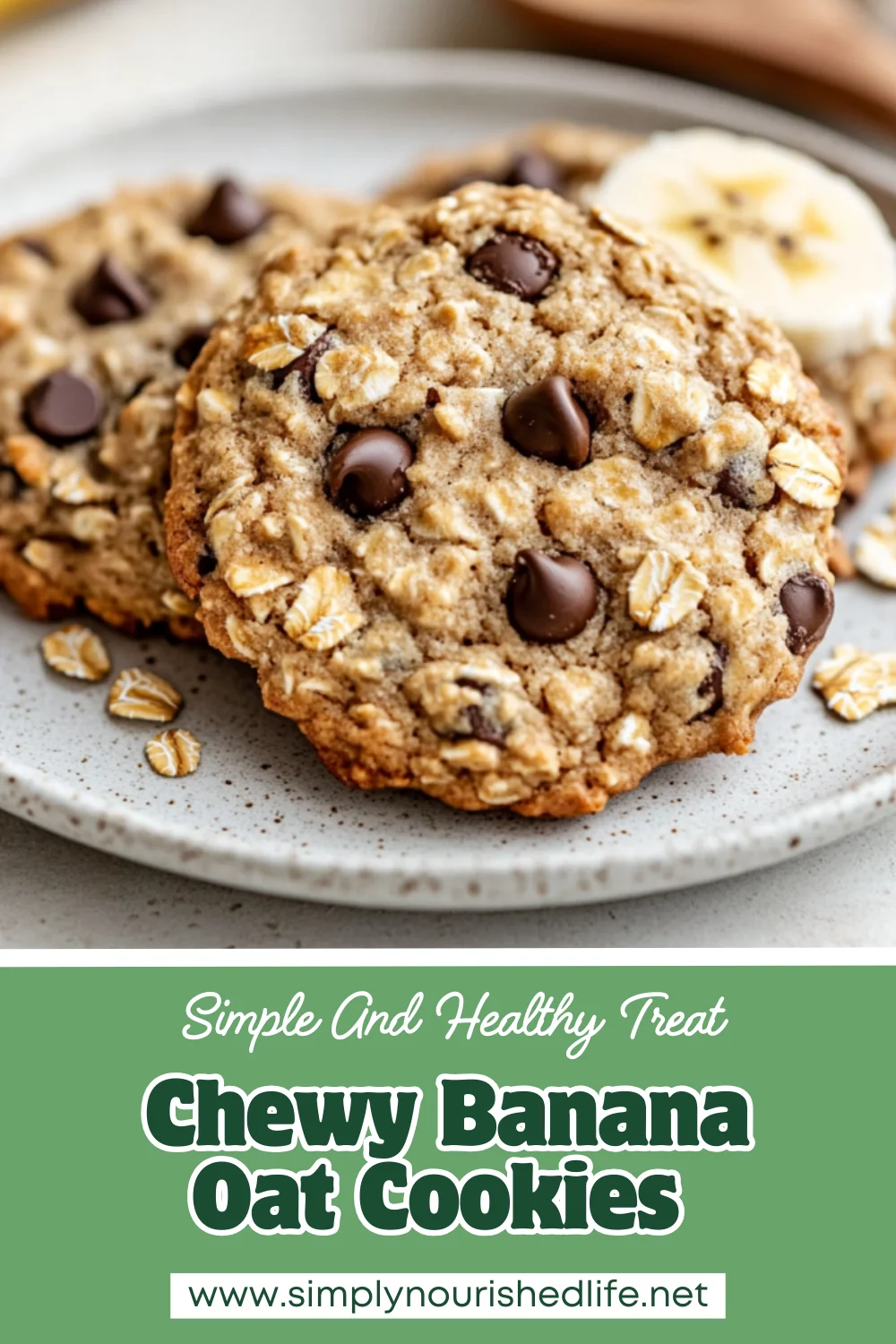 Healthy Banana Oat Cookies: Quick, Easy &Amp; Naturally Gluten-Free 1 Banana Oat Cookies