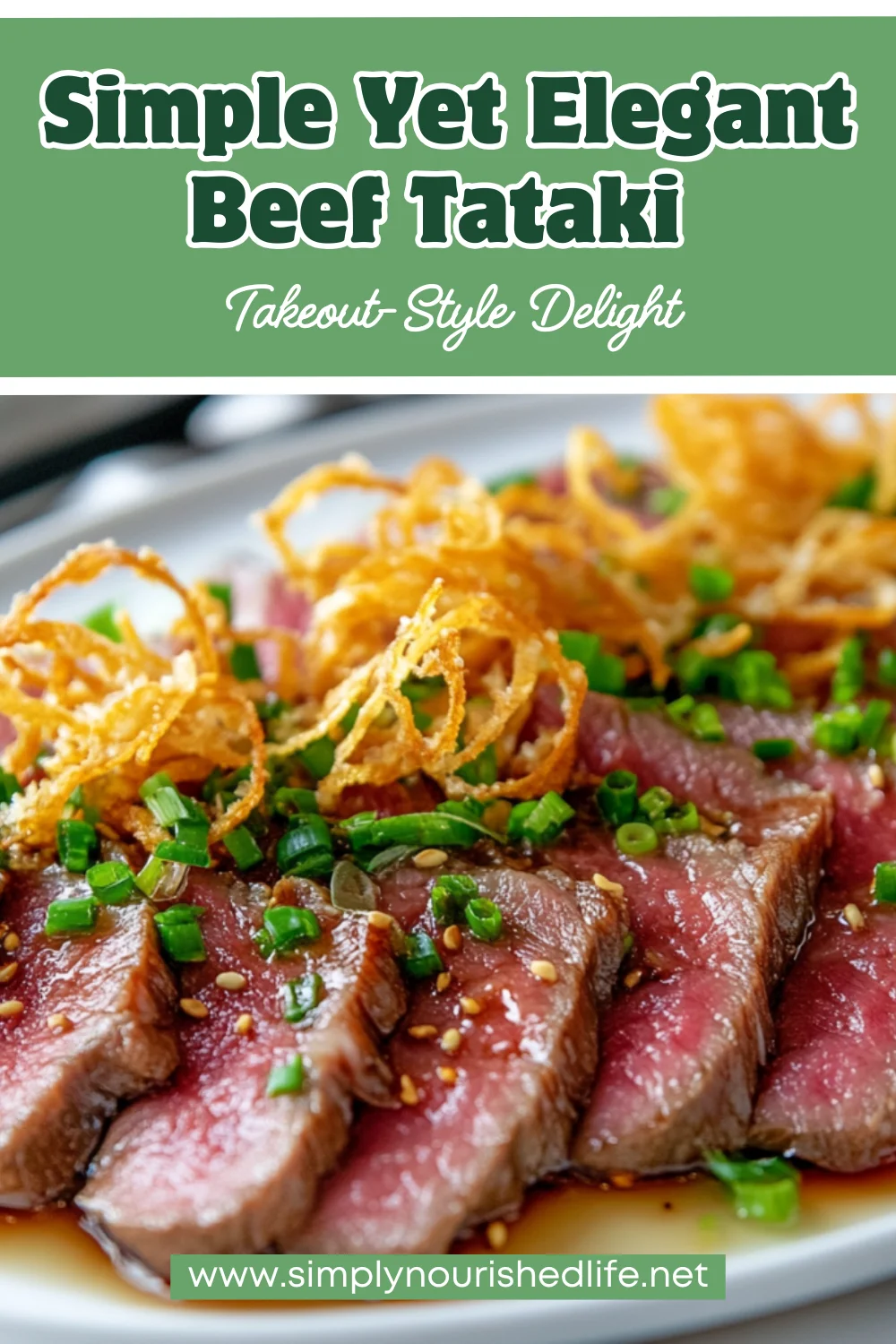 Beef Tataki