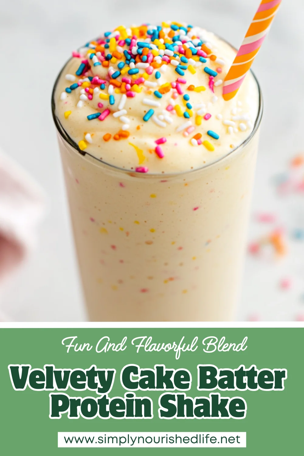Cake Batter Protein Shake