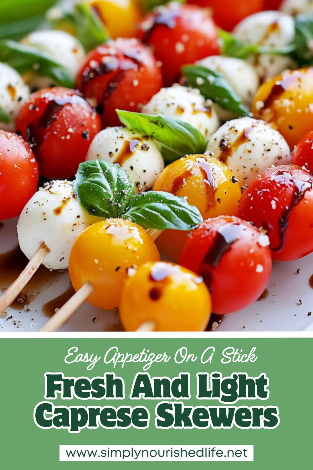 Easy Caprese Skewers Recipe: A Healthy No-Cook Party Appetizer 1 Caprese Skewers