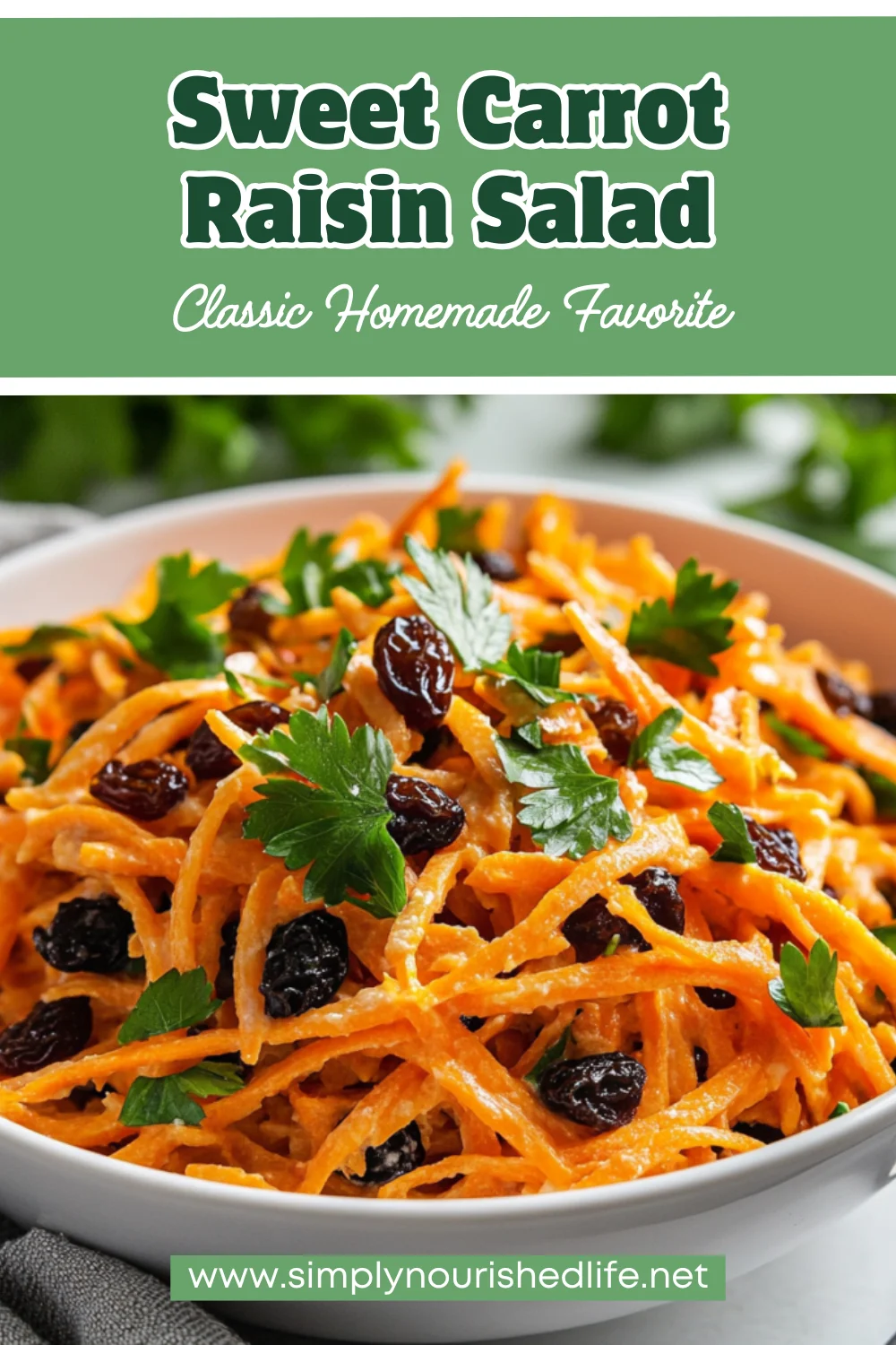 Healthy &Amp; Delicious Carrot Raisin Salad Recipe In 10 Minutes 1 Carrot Raisin Salad