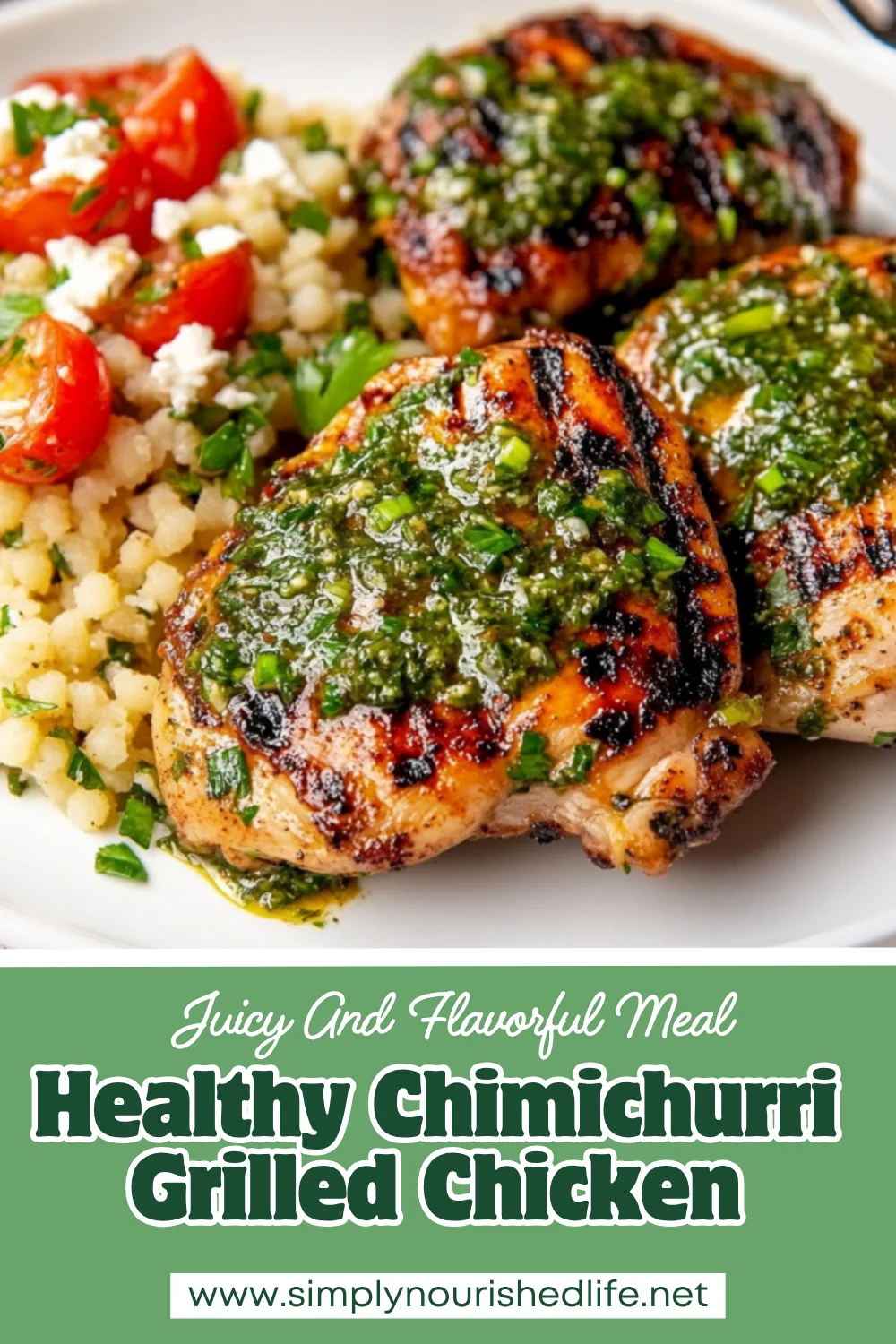 Chimichurri Grilled Chicken With Couscous Salad: Healthy &Amp; Delicious 1 Chimichurri Grilled Chicken