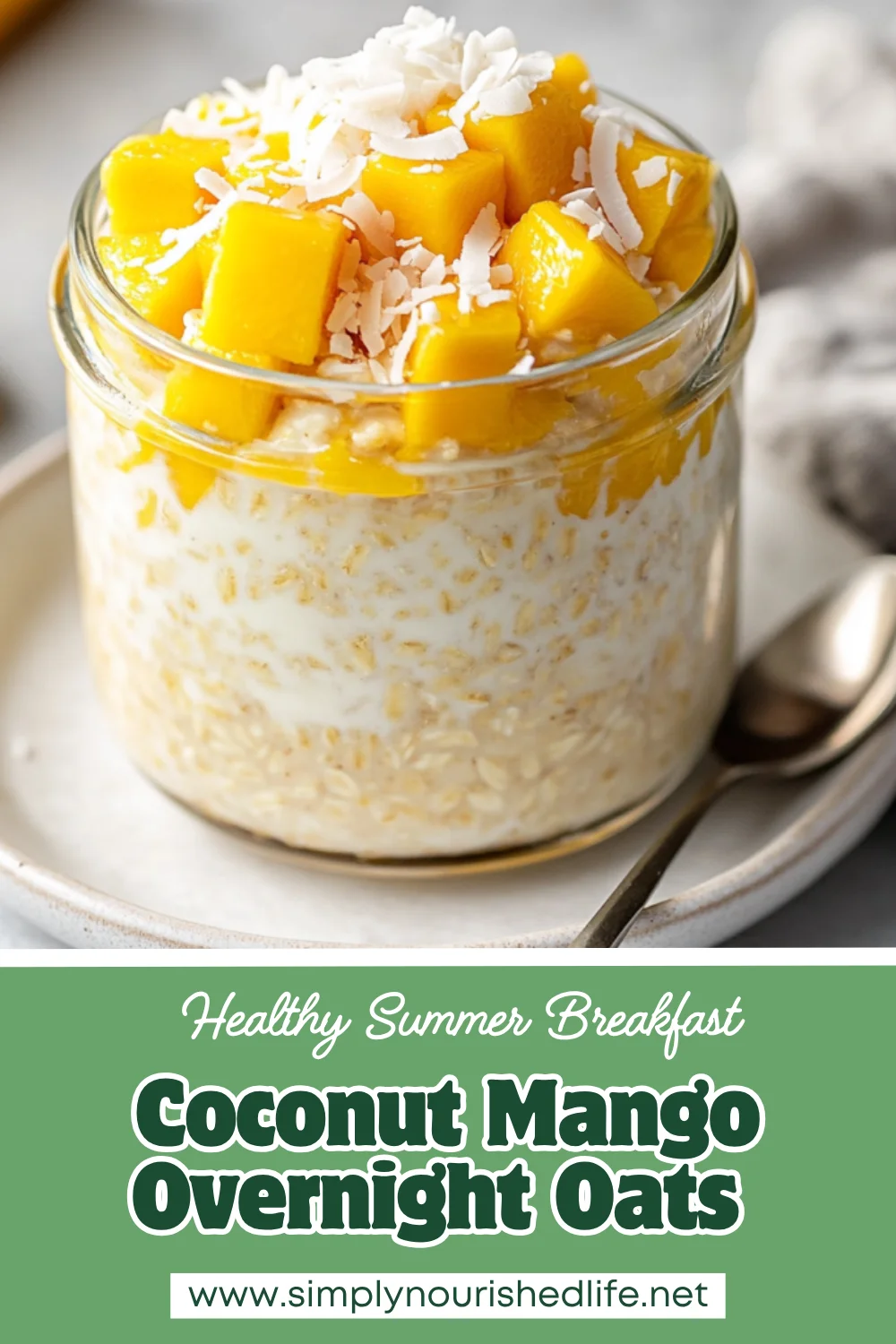 Coconut Mango Overnight Oats