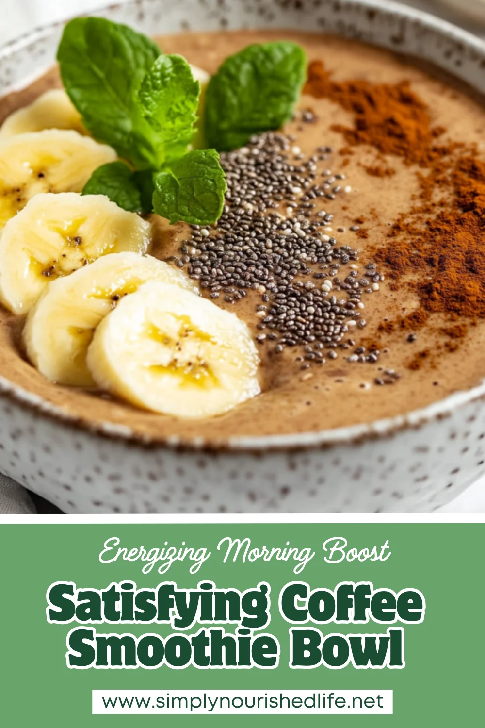 Delicious And Healthy Coffee Smoothie Bowl Recipe For Breakfast 1 Coffee Smoothie Bowl