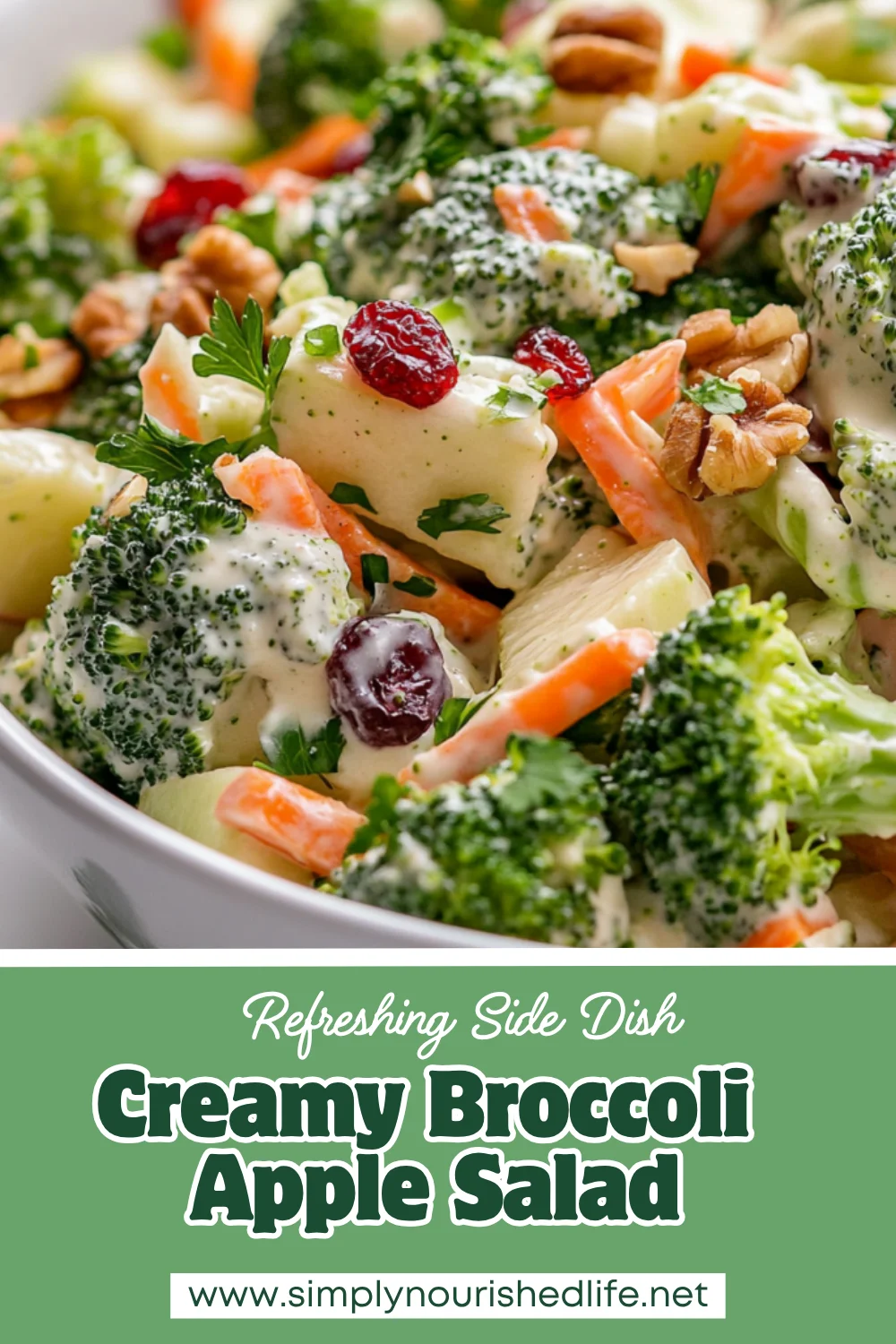Creamy Broccoli Apple Salad