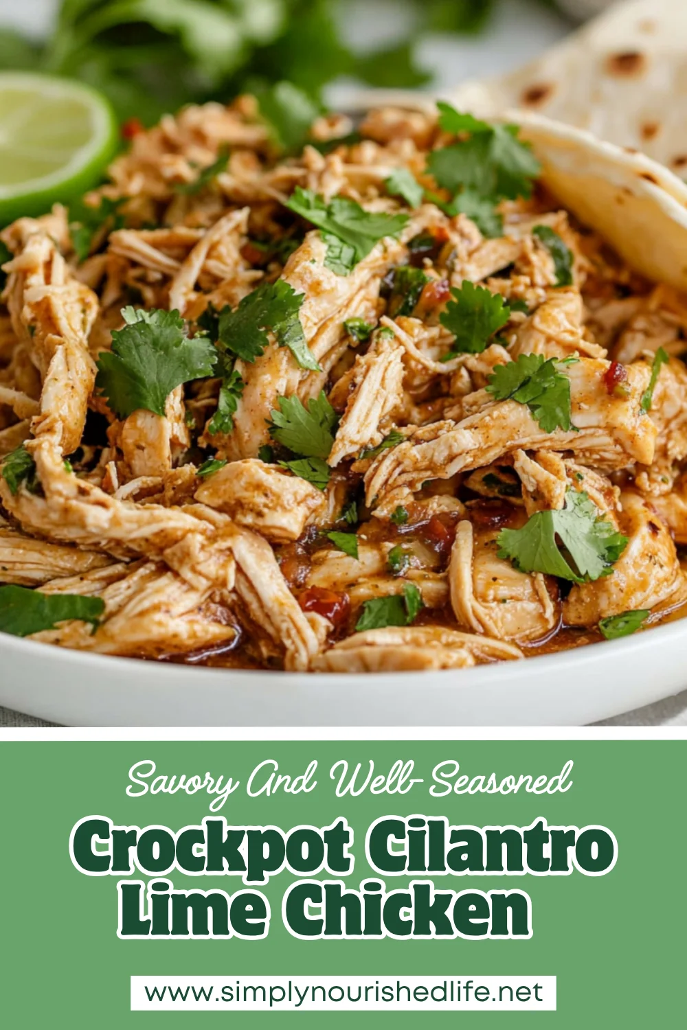 Crockpot Cilantro Lime Chicken