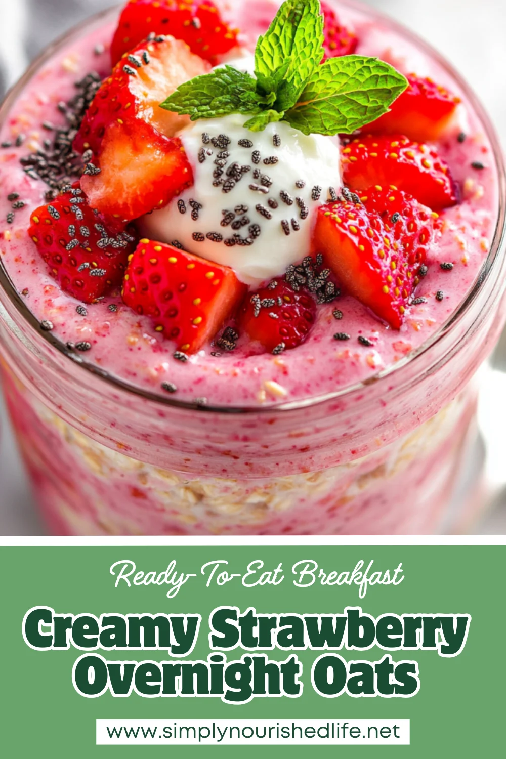 Easy Strawberry Overnight Oats