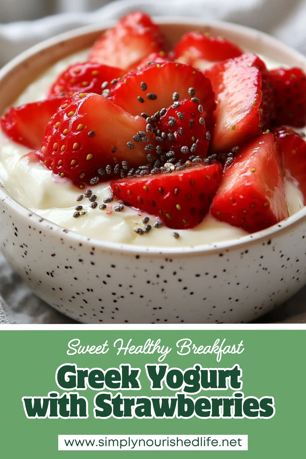 Greek Yogurt With Strawberries: A Quick &Amp; Healthy Snack 1 Greek Yogurt With Strawberries