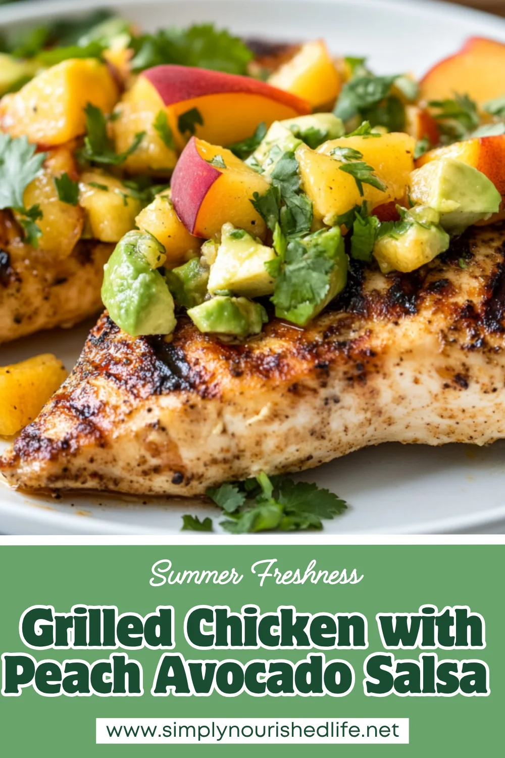 Grilled Chicken With Peach Avocado Salsa: A Fresh &Amp; Healthy Dinner 1 Grilled Chicken With Peach Avocado Salsa