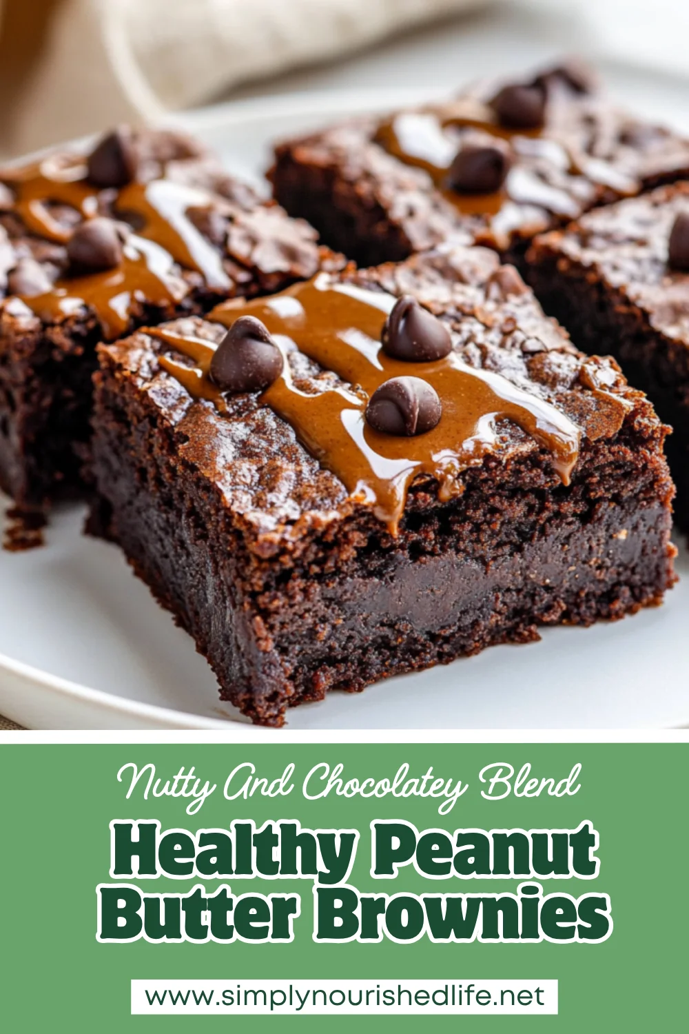 Healthy Peanut Butter Brownies Packed With Flavor And Nutrition 1 Healthy Peanut Butter Brownies