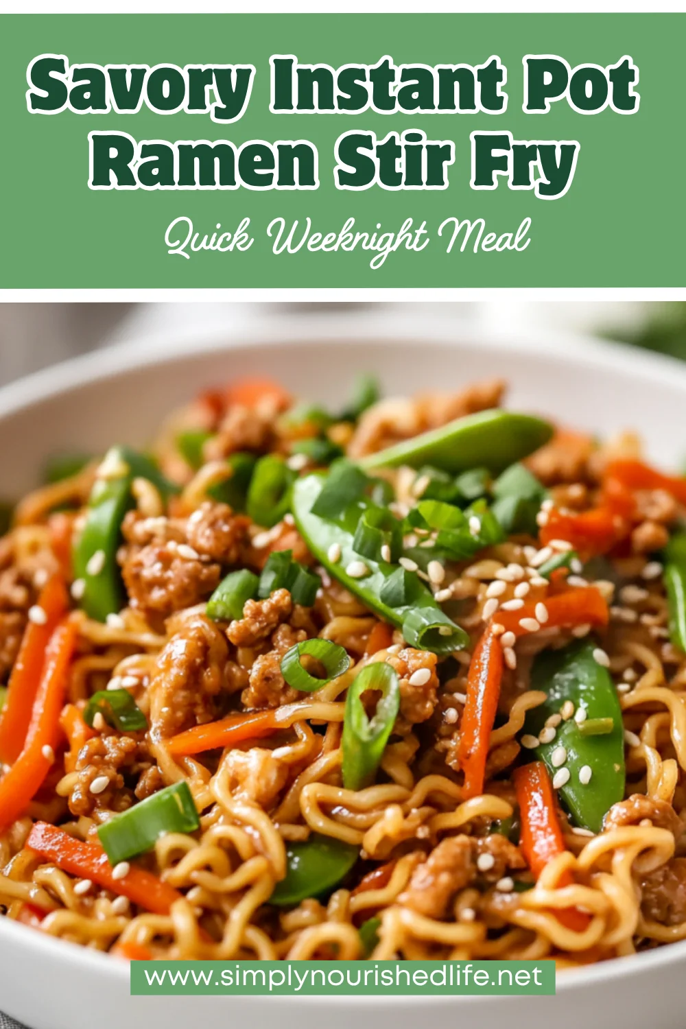 Flavorful Instant Pot Ramen Stir Fry Recipe Packed With Nutritional Goodness 1 Instant Pot Ramen Stir Fry