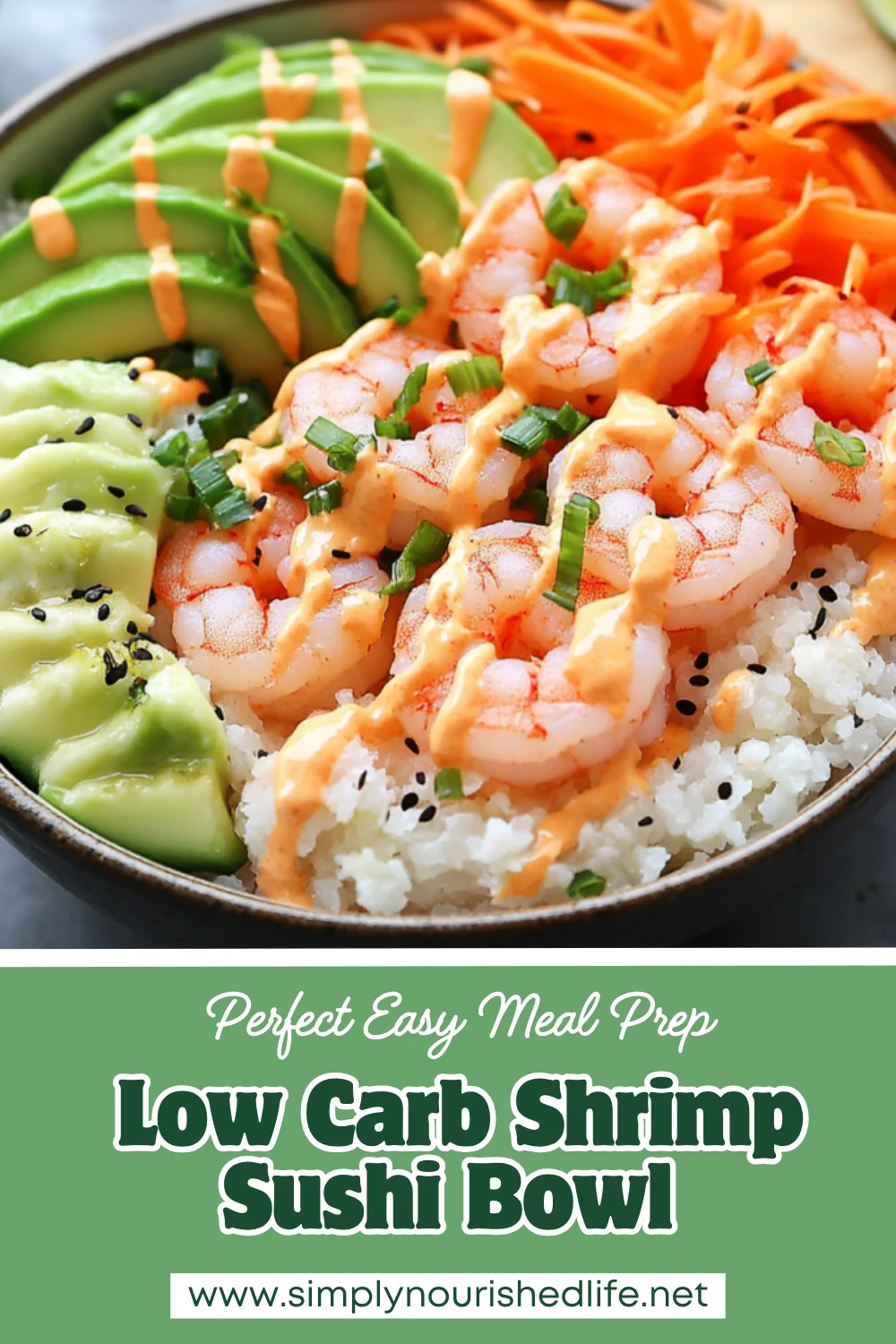 Low Carb Shrimp Sushi Bowl: Quick, Healthy &Amp; Delicious 1 Low Carb Shrimp Sushi Bowl