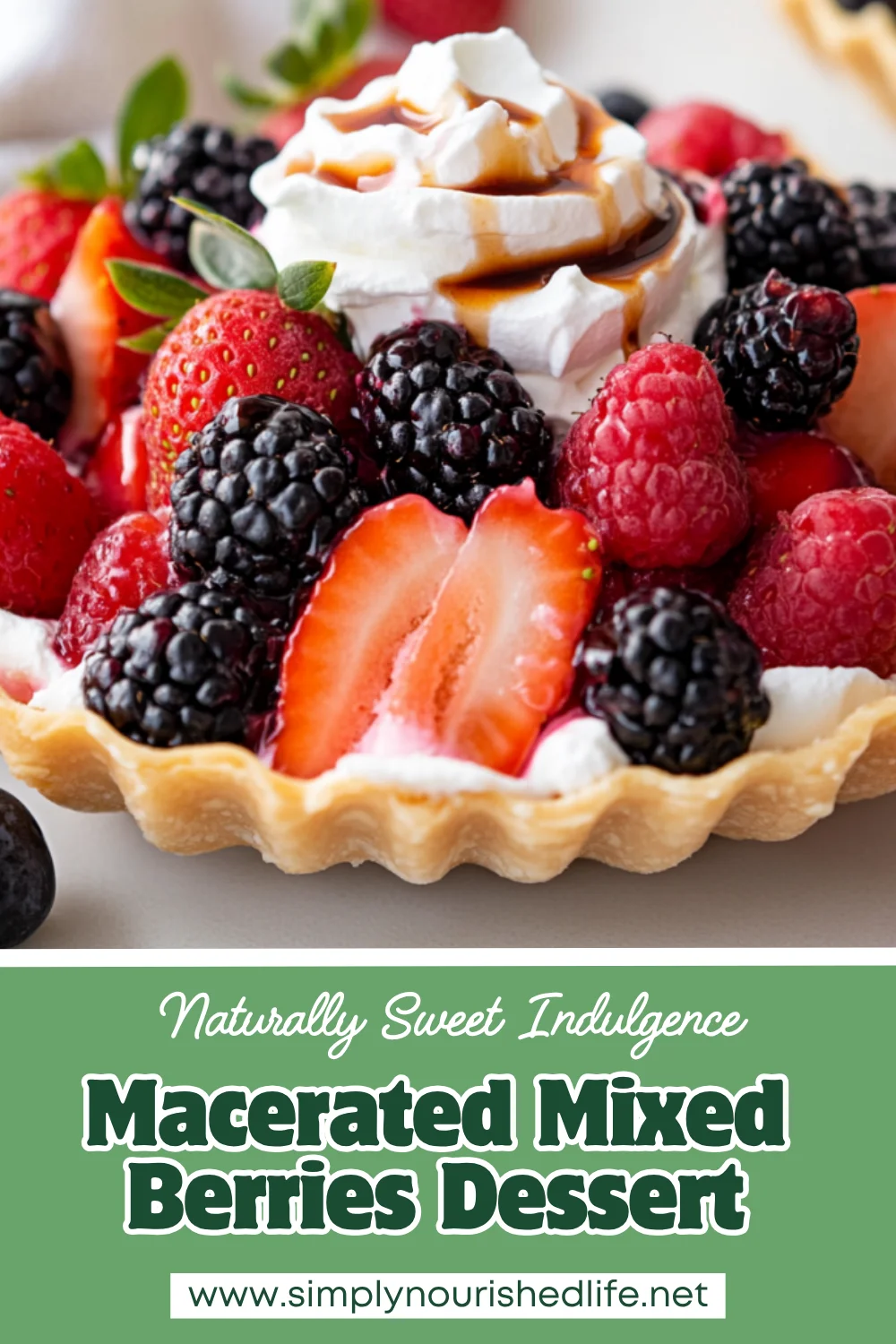 Macerated Mixed Berries Dessert In Easy Dessert Shells 1 Macerated Mixed Berries Dessert
