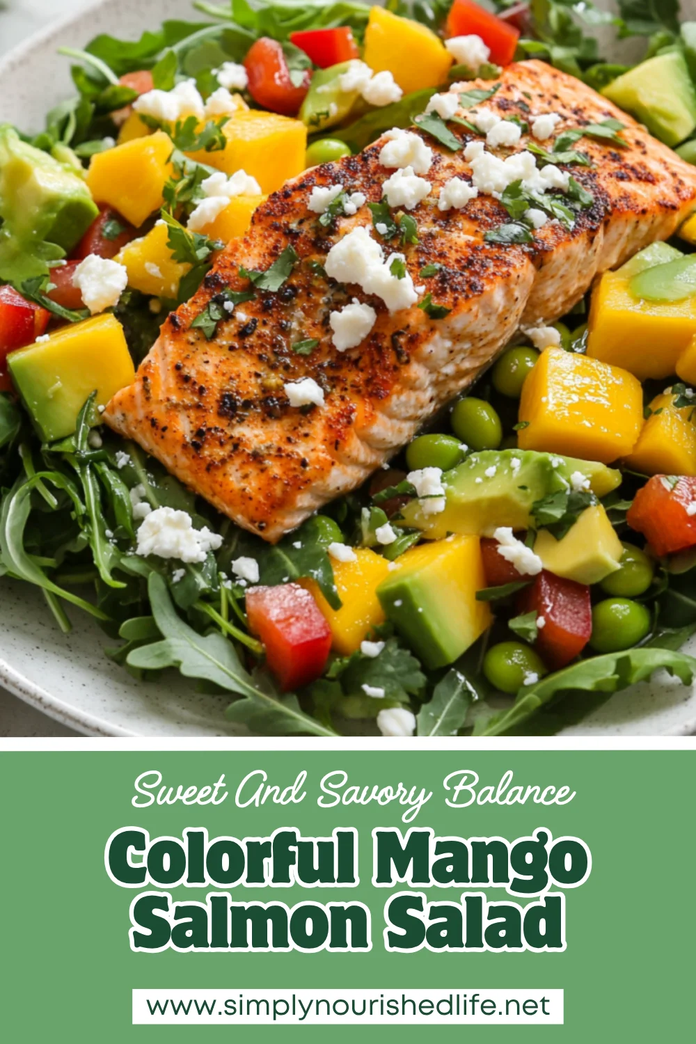 Mango Salmon Salad With Chile Lime Dressing | Healthy &Amp; Delicious 1 Mango Salmon Salad