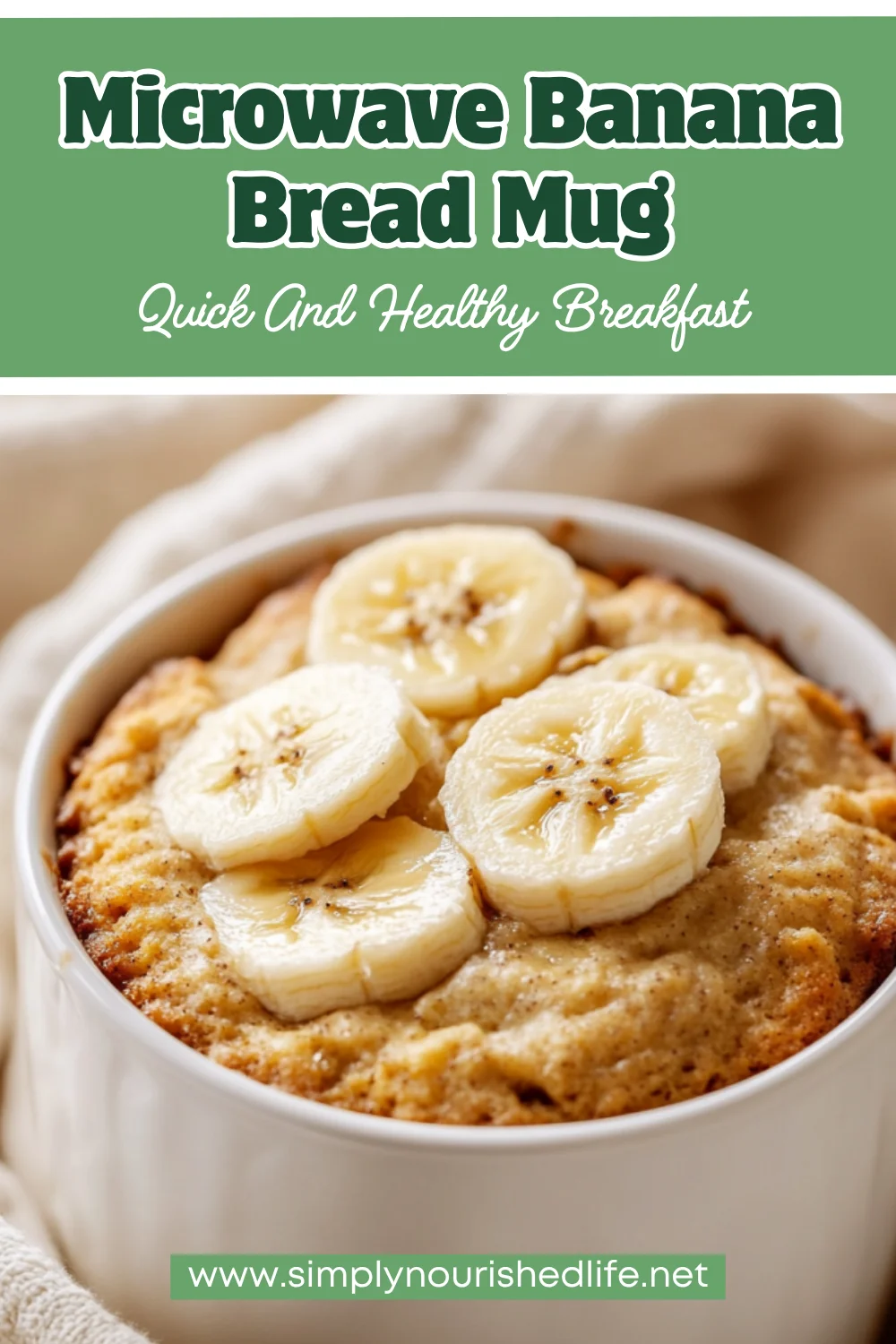 Microwave Banana Bread Mug