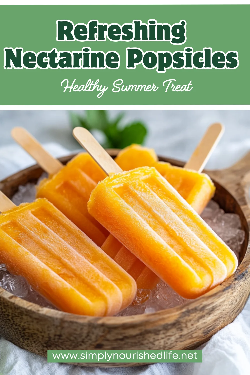 Nectarine Popsicles