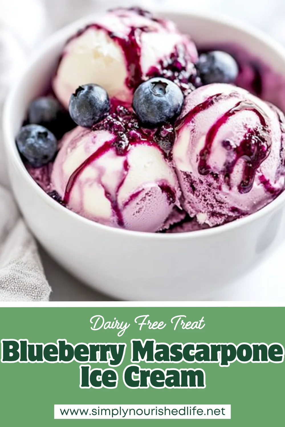 No Churn Blueberry Mascarpone Ice Cream Recipe For A Healthy Treat 1 No Churn Blueberry Mascarpone Ice Cream