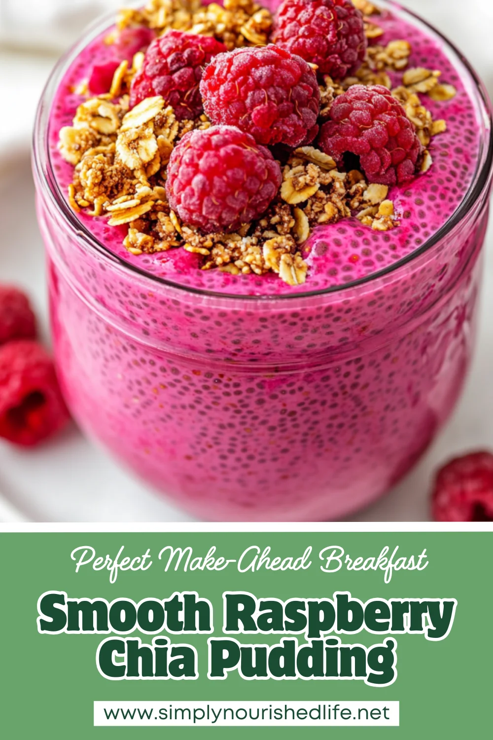 Raspberry Chia Pudding: The Perfect Healthy Breakfast Or Dessert 1 Raspberry Chia Pudding