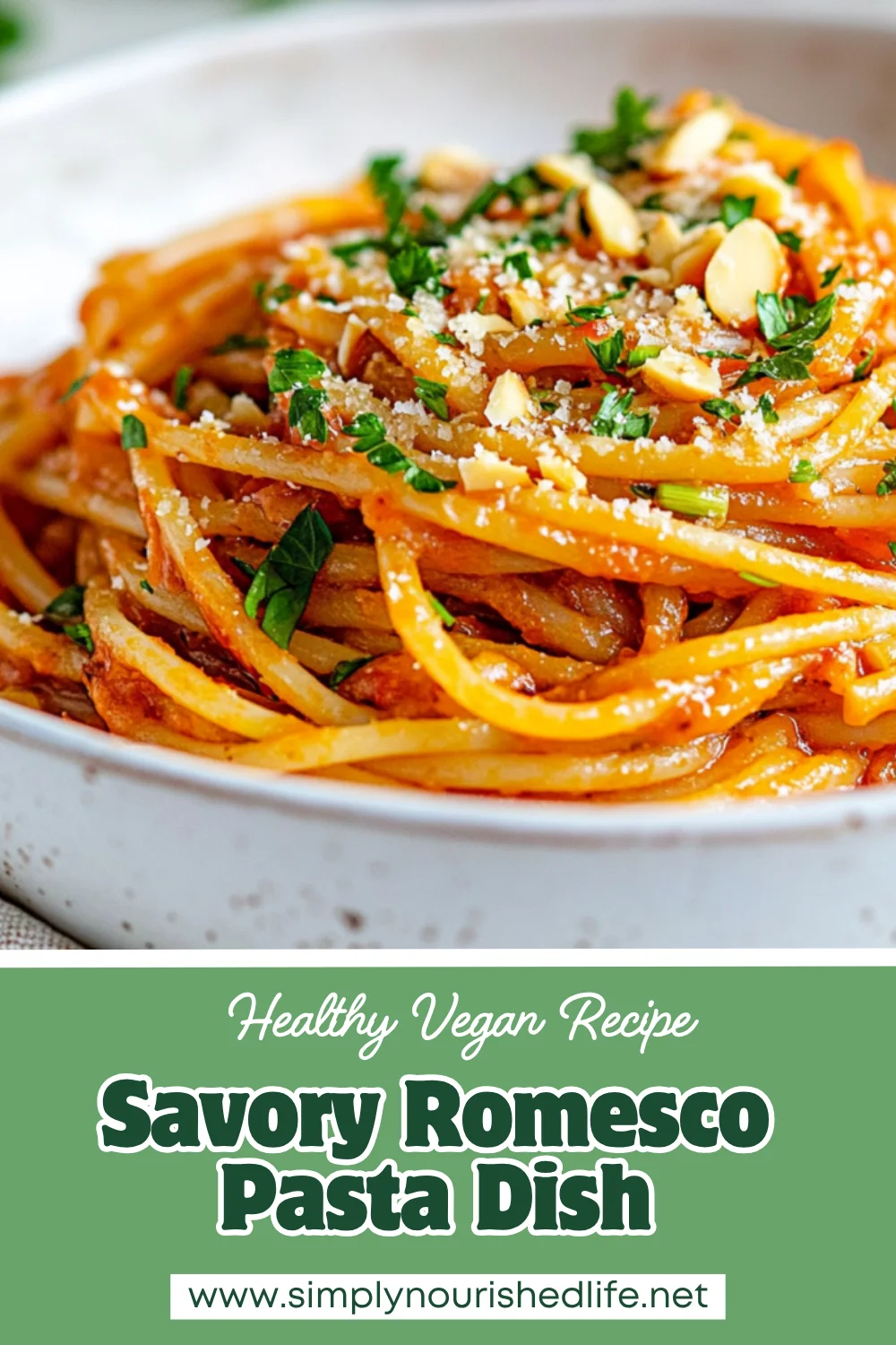 Romesco Pasta Dish: Quick, Healthy, And Flavor-Packed Meal 1 Romesco Pasta Dish