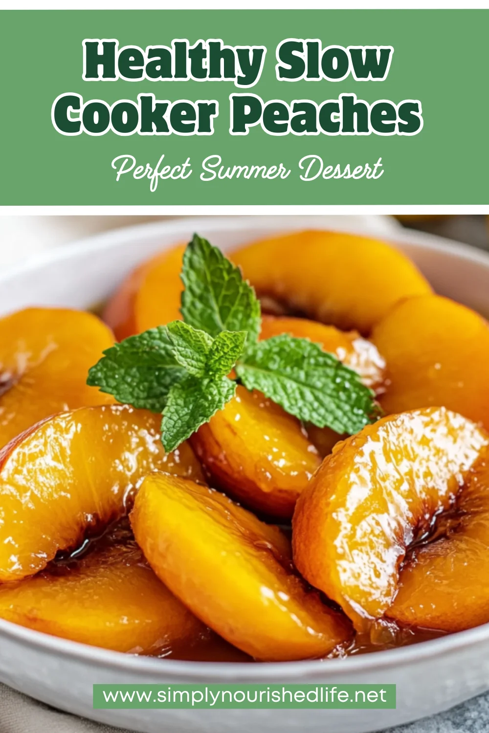 Slow Cooker Peaches