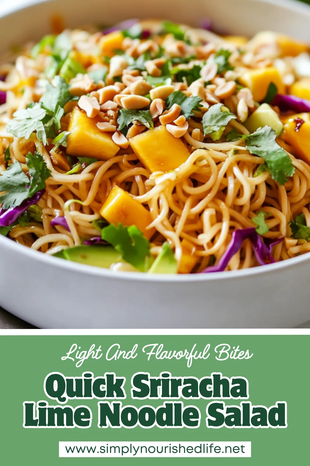 Sriracha Lime Noodle Salad: A Healthy And Flavorful Recipe 1 Sriracha Lime Noodle Salad