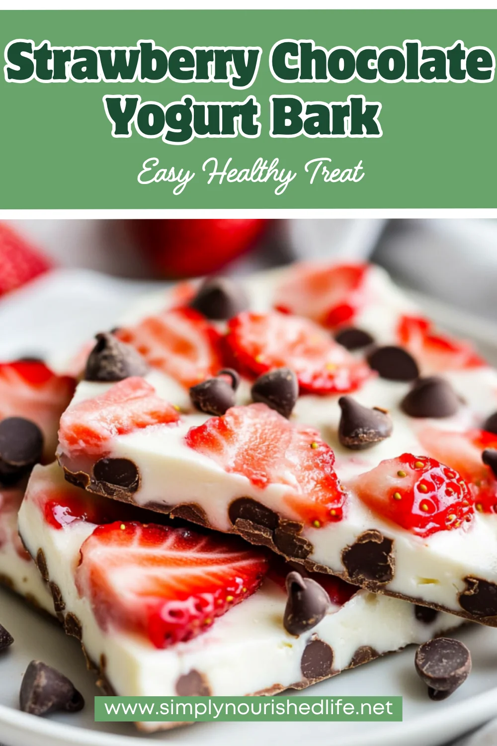 Strawberry Chocolate Yogurt Bark: A Healthy, No-Bake Treat 1 Strawberry Chocolate Yogurt Bark
