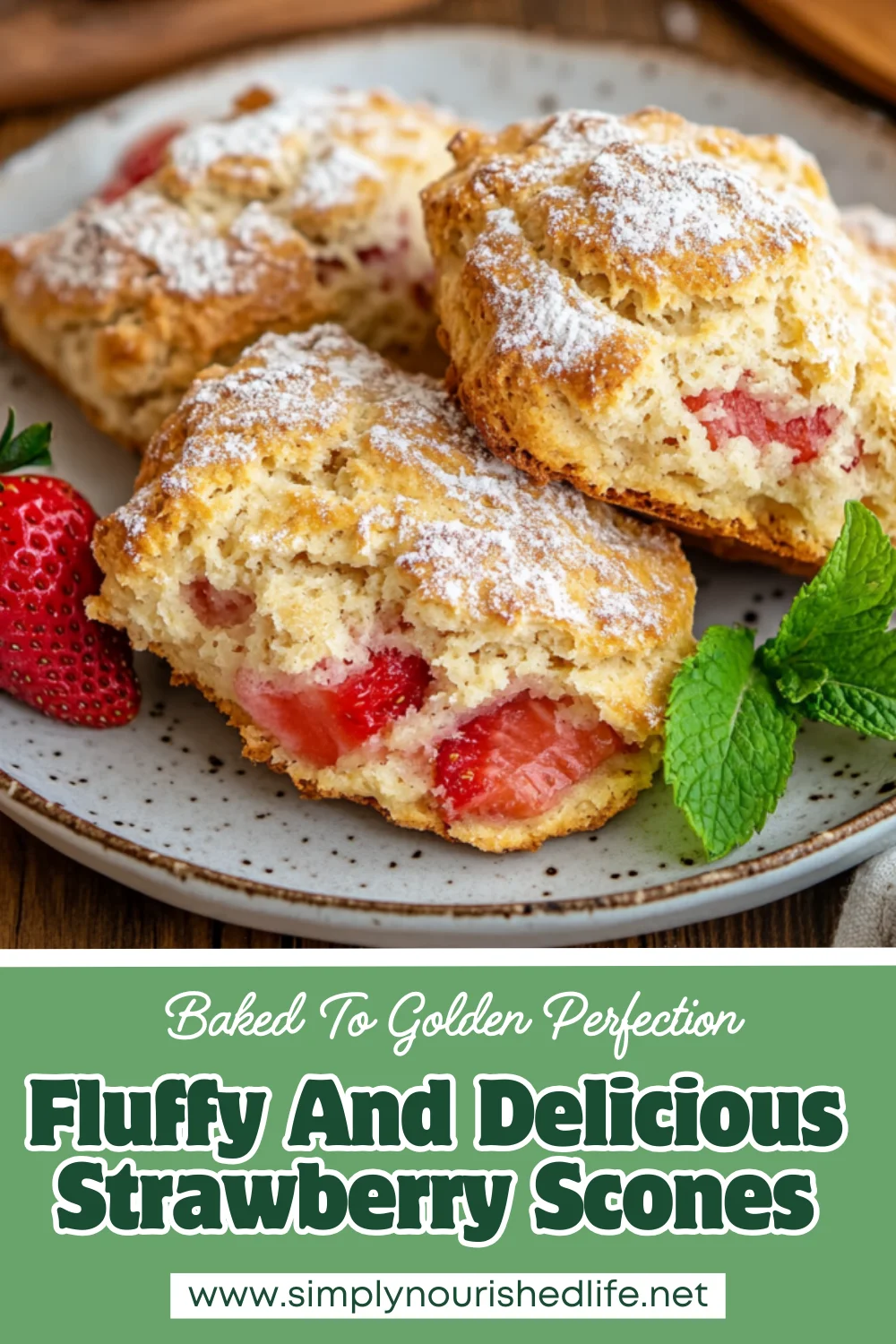 Strawberry Scones