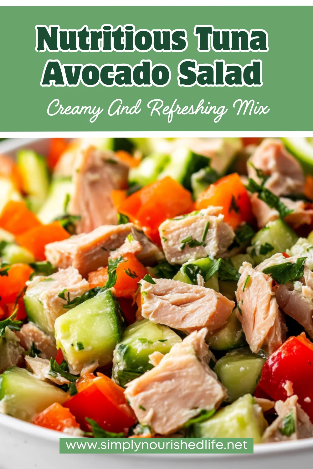 Tuna Avocado Salad: Quick, Healthy, And Delicious Recipe 1 Tuna Avocado Salad