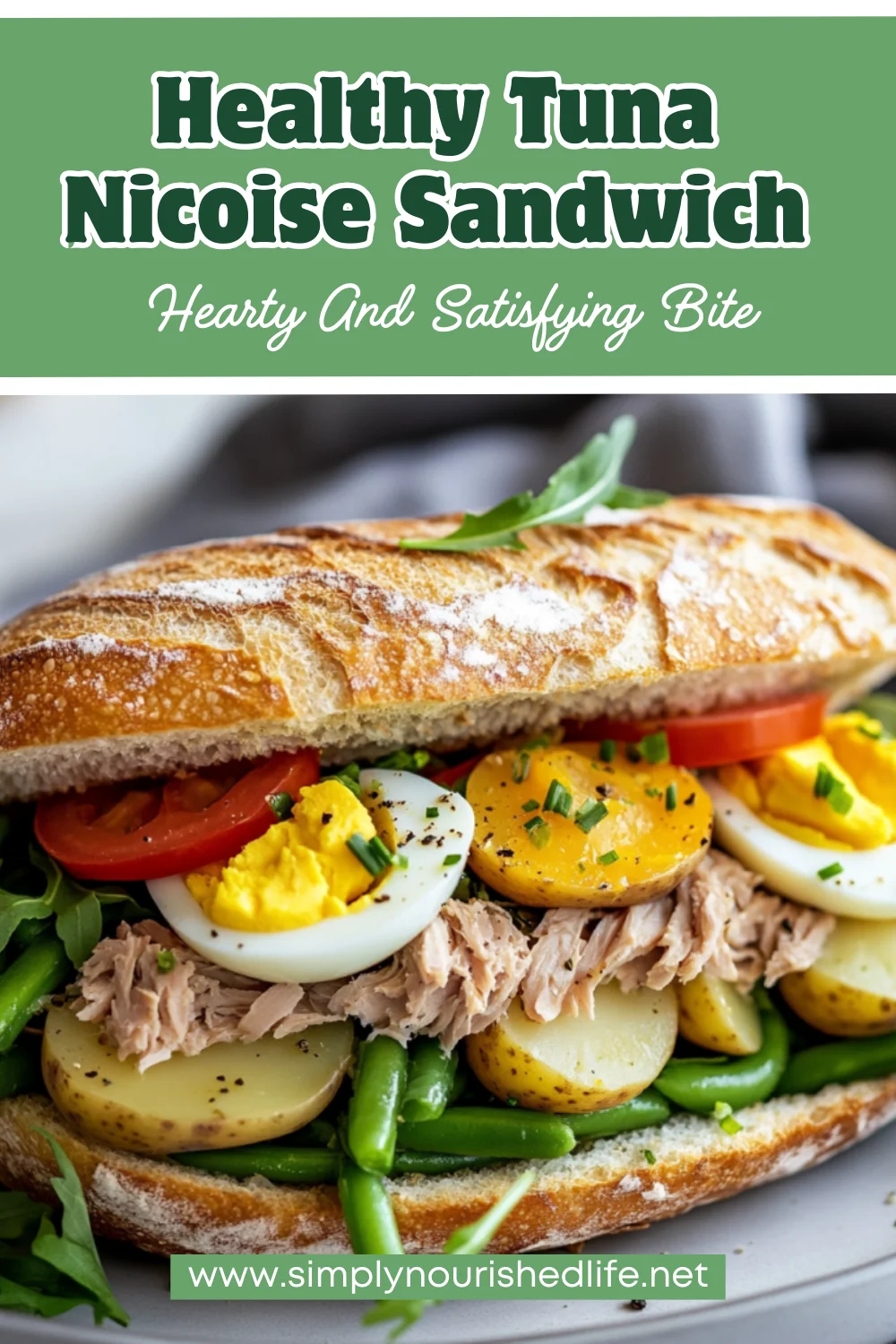 The Best Tuna Nicoise Sandwich Recipe For A Healthy Lunch 1 Tuna Nicoise Sandwich