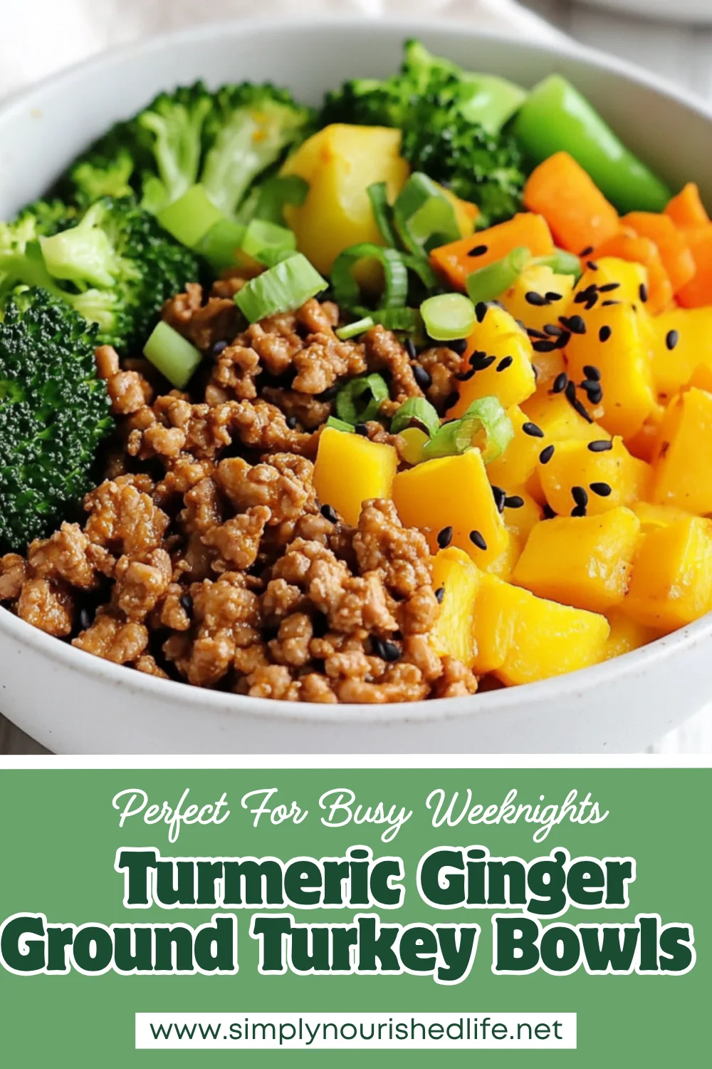 Turmeric Ginger Ground Turkey Bowls: Healthy &Amp; Flavorful Meal Prep 1 Turmeric Ginger Ground Turkey Bowls
