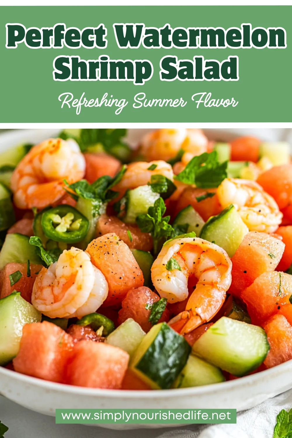 Watermelon Shrimp Salad: The Perfect Refreshing Summer Recipe 1 Watermelon Shrimp Salad