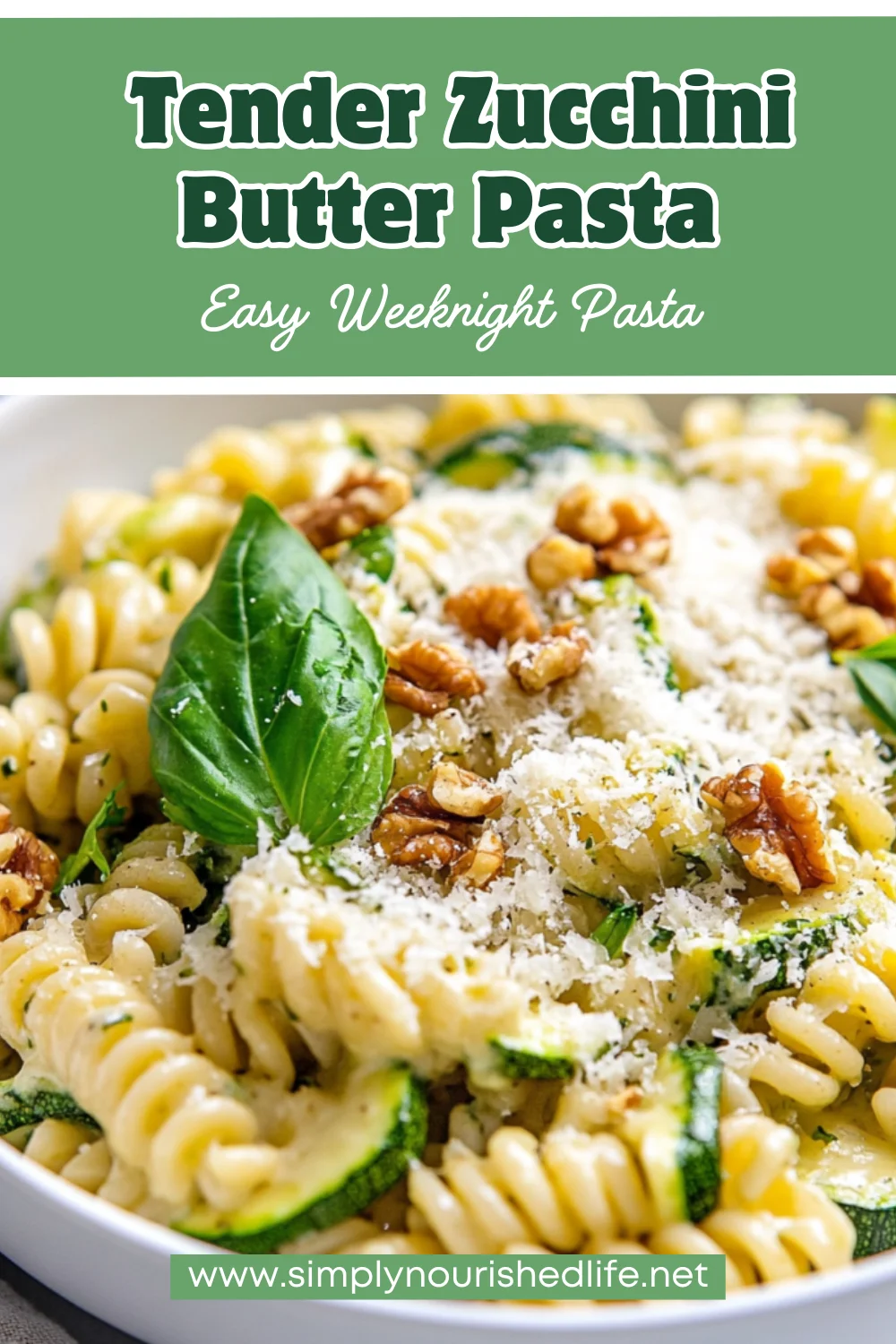 Zucchini Butter Pasta - A Healthy, Flavorful Dinner You'Ll Love 1 Zucchini Butter Pasta