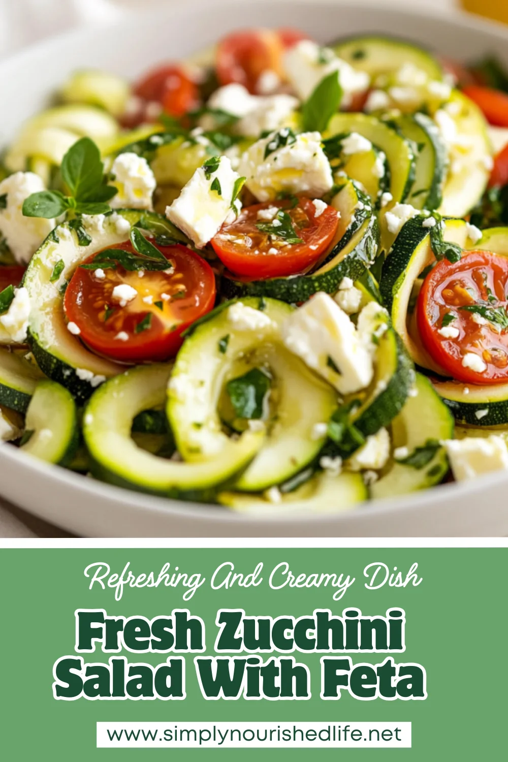 Zucchini Salad With Feta: A Refreshing And Healthy Summer Recipe 1 Zucchini Salad With Feta